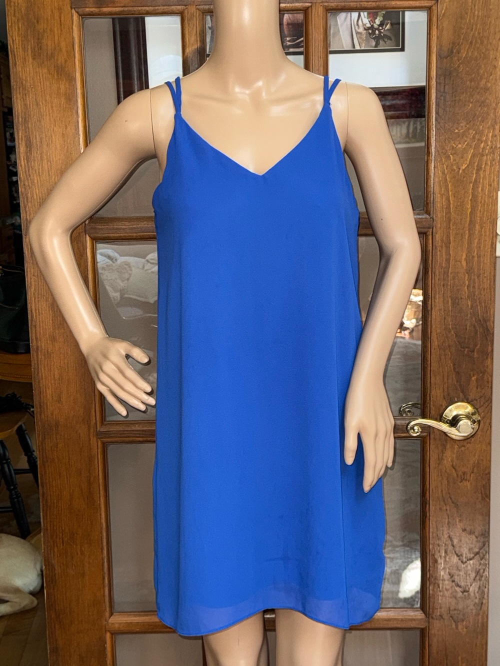 A. Byer Vibrant Blue Dress